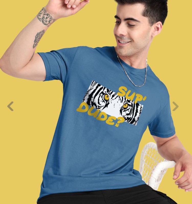 Sup' Dude Half Sleeve T-shirt for Men
