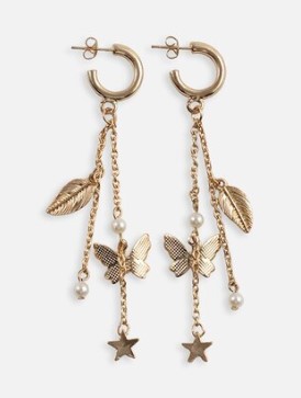 Forever 21 Women Gold Earrings