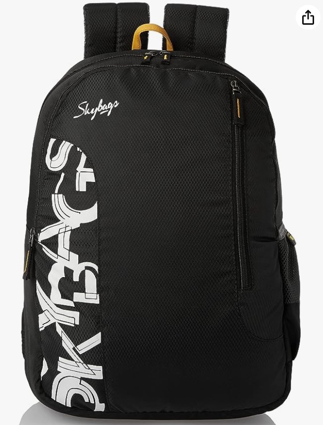 Skybags One Size Brat Black 46 Cms Casual Backpack