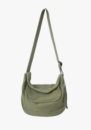Glowic Unisex Green Hobo Bag