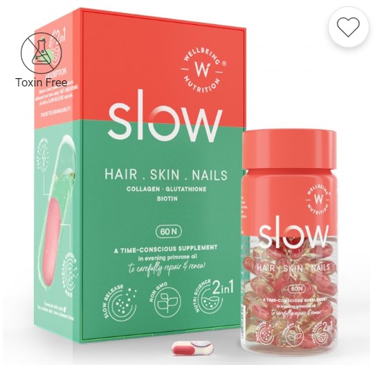 Slow Hair Skin & Nails | Collagen Glutathione
