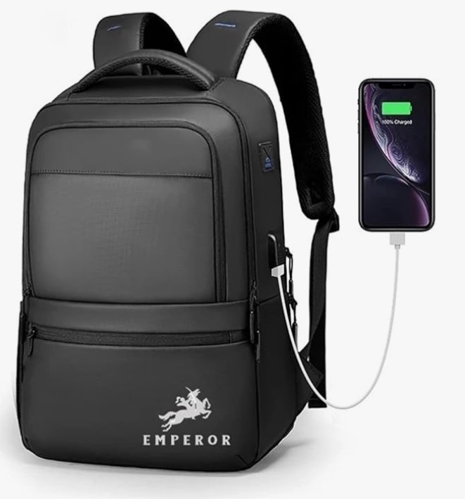 Anti-Theft backpack With USB charging Port Laptop Bag