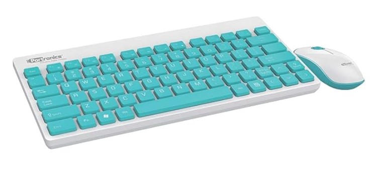 Portronics Key2-A Combo of Multimedia Wireless Keyboard & Mouse