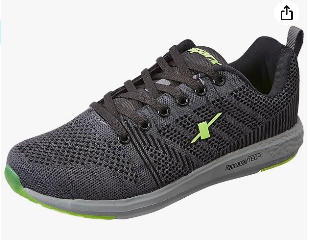 Sparx Men Grey Fluorescent Green Running Shoes
