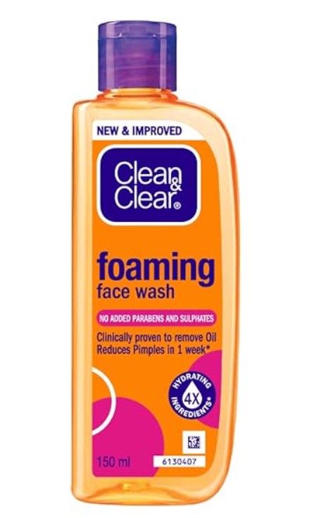Clean & Clear Foaming Face Wash For Oily Skin