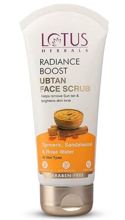 Lotus Herbals Radiance Boost Ubtan Face Scrub