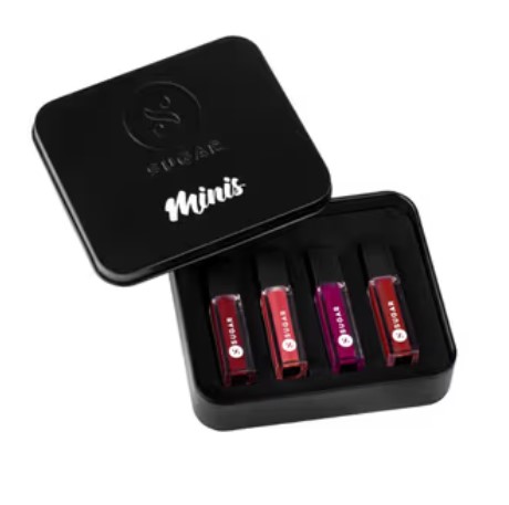 SUGAR Smudge Me Not Liquid Mini Lipstick Bold Set