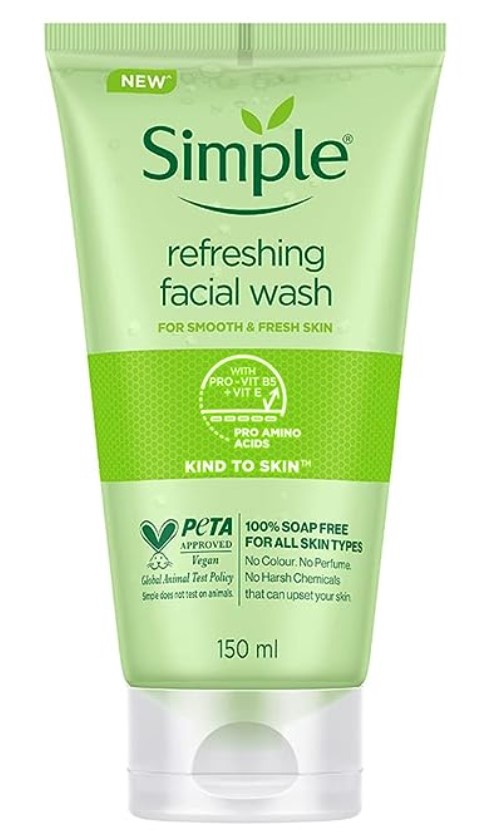Simple Kind To Skin Refreshing Facewash