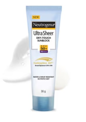 Neutrogena Ultrasheer SPF50+ PA+++ Face Sunscreen