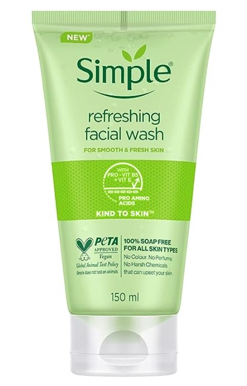 Simple Kind To Skin Refreshing Facewash