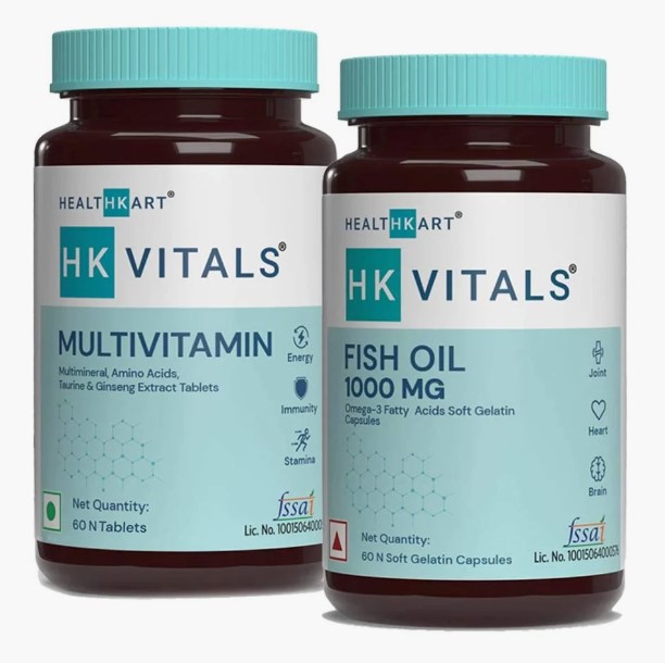 HK Vitals Multivitamin & Fish Oil Combo