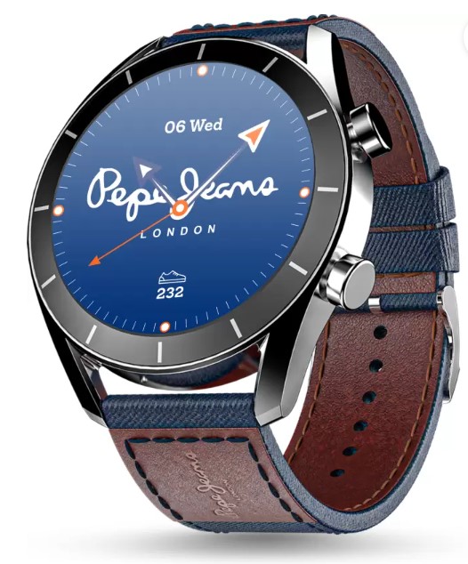 Pebble X Pepe Jeans Designer Edition 1.39" HD Display Watch