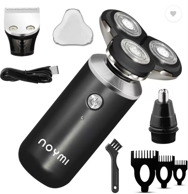 KIMTOK 3D Rechargeable 100% Waterproof IPX7 Electric Shaver