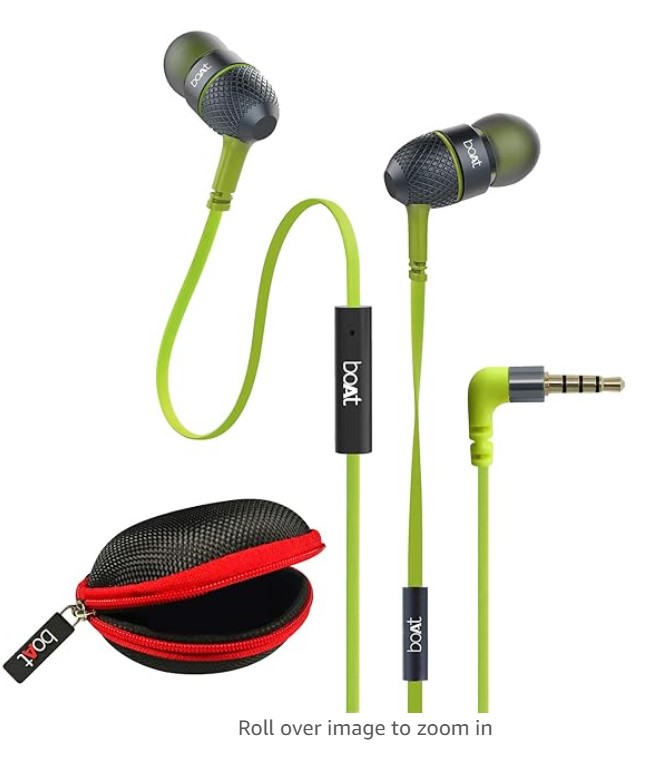 boAt Bassheads 225 Wired in Ear Earphone