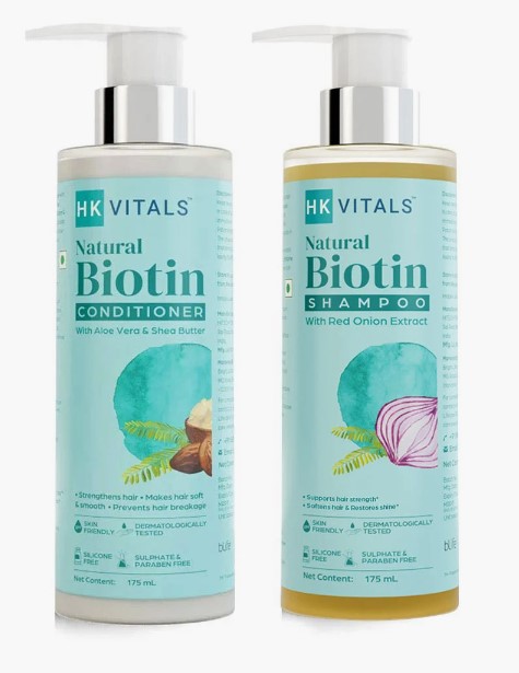 HK Vitals Biotin Shampoo & Biotin Conditioner Combo