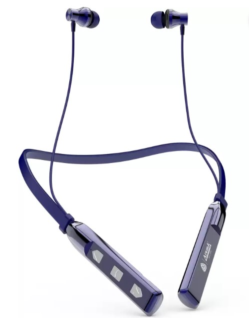 Aroma NB119 Titanium - 48 Hours Playtime Bluetooth Neckband Bluetooth Headset