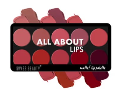 Swiss Beauty All About Lip Palette