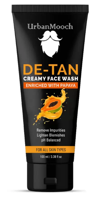 UrbanMooch Papaya Skin Brightening & Lightening Detan Face Wash