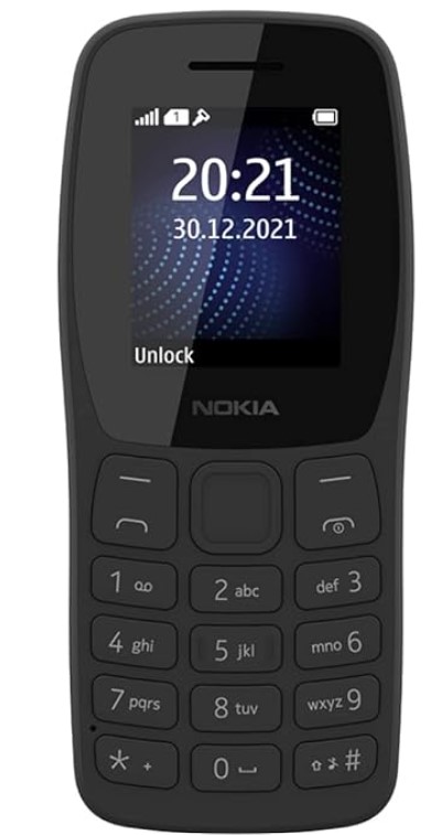 Nokia 105 Classic Single Sim Keypad Phone