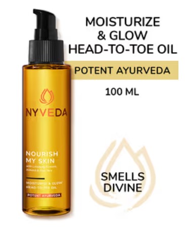 Nyveda Body Oil | Nourish My Skin Moisturise & Glow Head-To-Toe