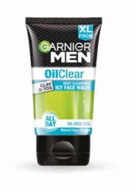 Garnier Men Oil Clear Clay D - Tox Facewash