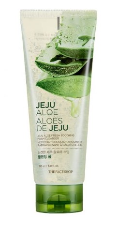 Jeju Aloe Fresh Soothing Foam Cleanser