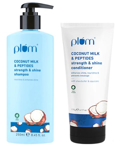 Coconut Milk & Peptides Shiny Hair Combo