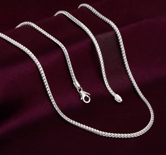 Silver Classic Love Chain