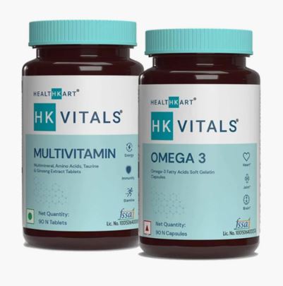 HK Vitals Multivitamin & Omega 3 Combo