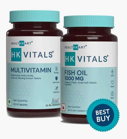 HK Vitals Multivitamin & Fish Oil Combo