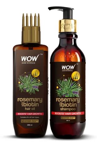 Rosemary Oil Shampoo And Hair Oil Combo