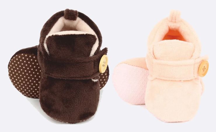 Twin Colour Unisex Baby Booties