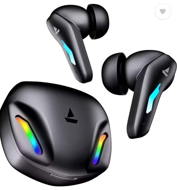 boAt Immortal 100 w/ Beast Mode(40ms Low Latency), 30 HRS Playback & RGB LEDs Bluetooth Headset
