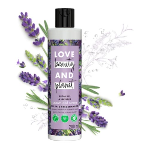Argan Oil & Lavender Sulfate Free Anti-Frizz Shampoo