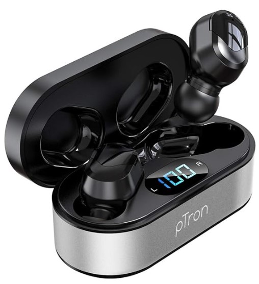 pTron Bassbuds Plus In-Ear True Wireless Stereo Headphones