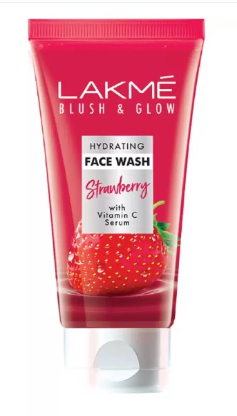 Lakmé Blush & Glow Strawberry Blast ,Gentle Facewash
