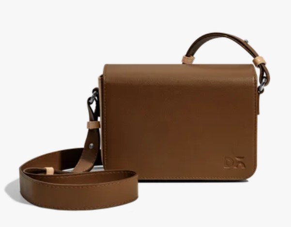 Walnut Brown - Sol Box Shoulder Bag