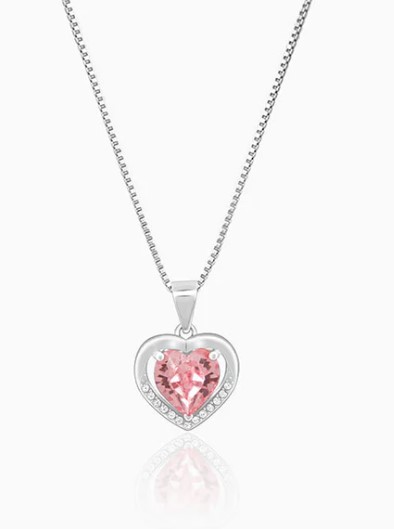 Silver Valentine Pendant