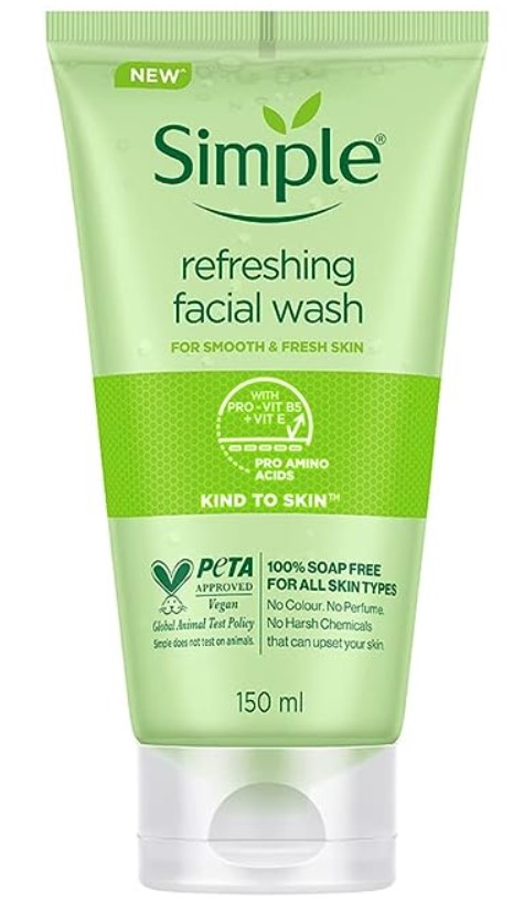 Simple Kind To Skin Refreshing Facial Wash