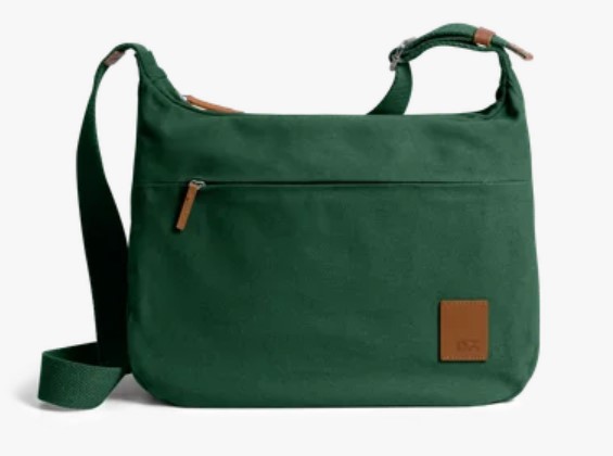 Forest Green March Crossbody Bag Large