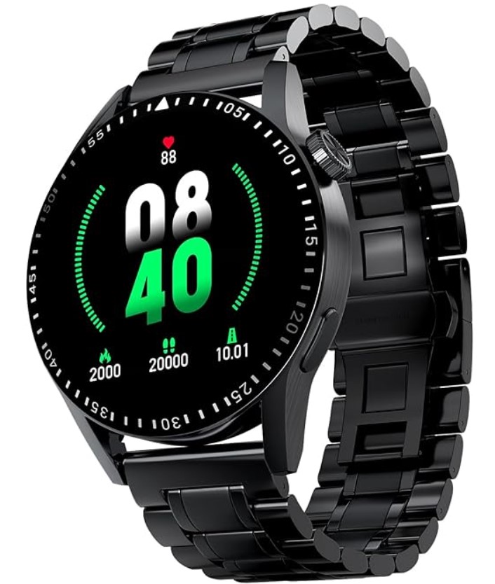 Fire-Boltt Talk 2 Pro Ultra 1.39" Round Display Stainless Steel Luxury Smart Watch