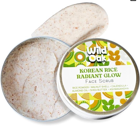 WildOak Korean Rice Face Scrub