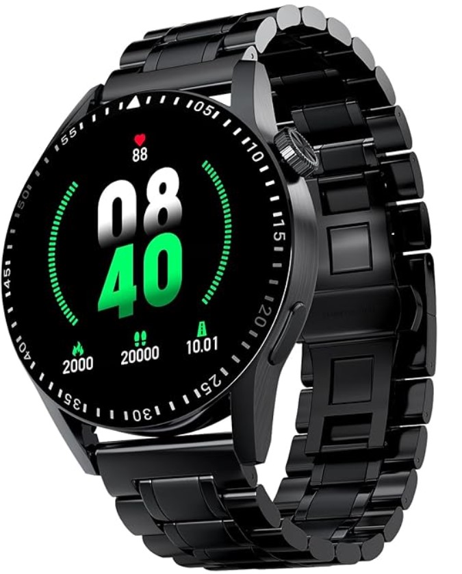 Fire-Boltt Talk 2 Pro Ultra 1.39" Round Display Stainless Steel Luxury Smart Watch