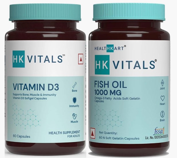 HK Vitals Fish Oil & Vitamin D3
