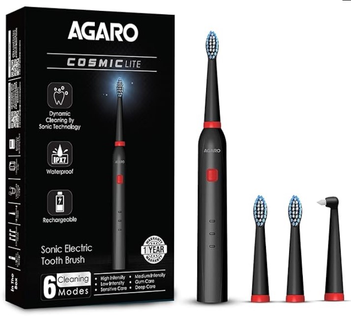 AGARO COSMIC Lite Sonic Electric Toothbrush