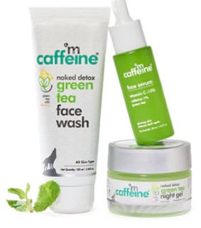 Green Tea Face Glow Night Routine