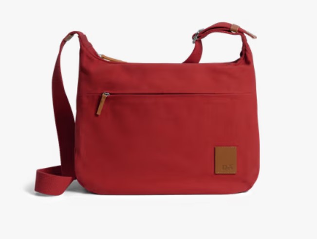 Crimson Red March Crossbody Bag Large