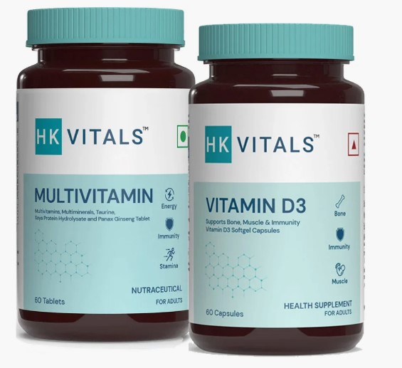 HK Vitals Vitamin D3 & Multivitamin
