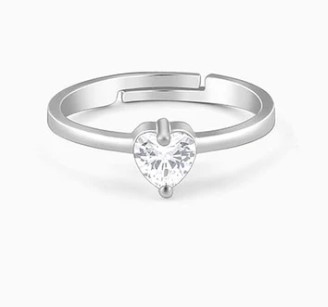Silver Passionate Love Ring