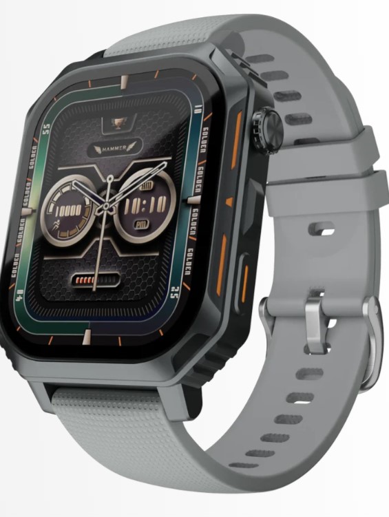 Hammer Conquer 2.02" Amoled Display Bluetooth Calling Smartwatch